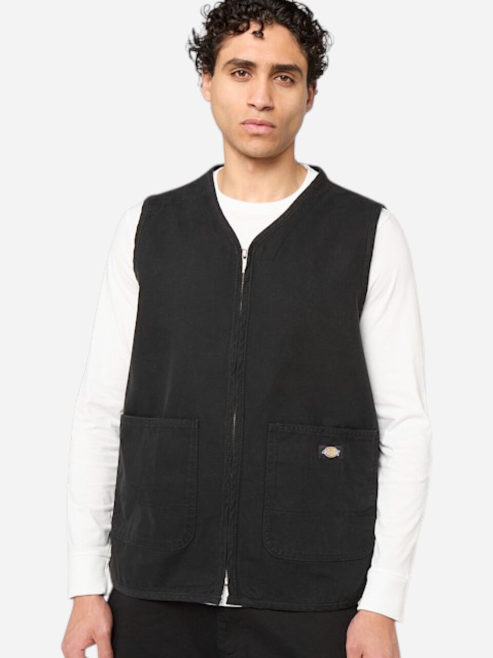 Dickies Canvas Summer Vest Black