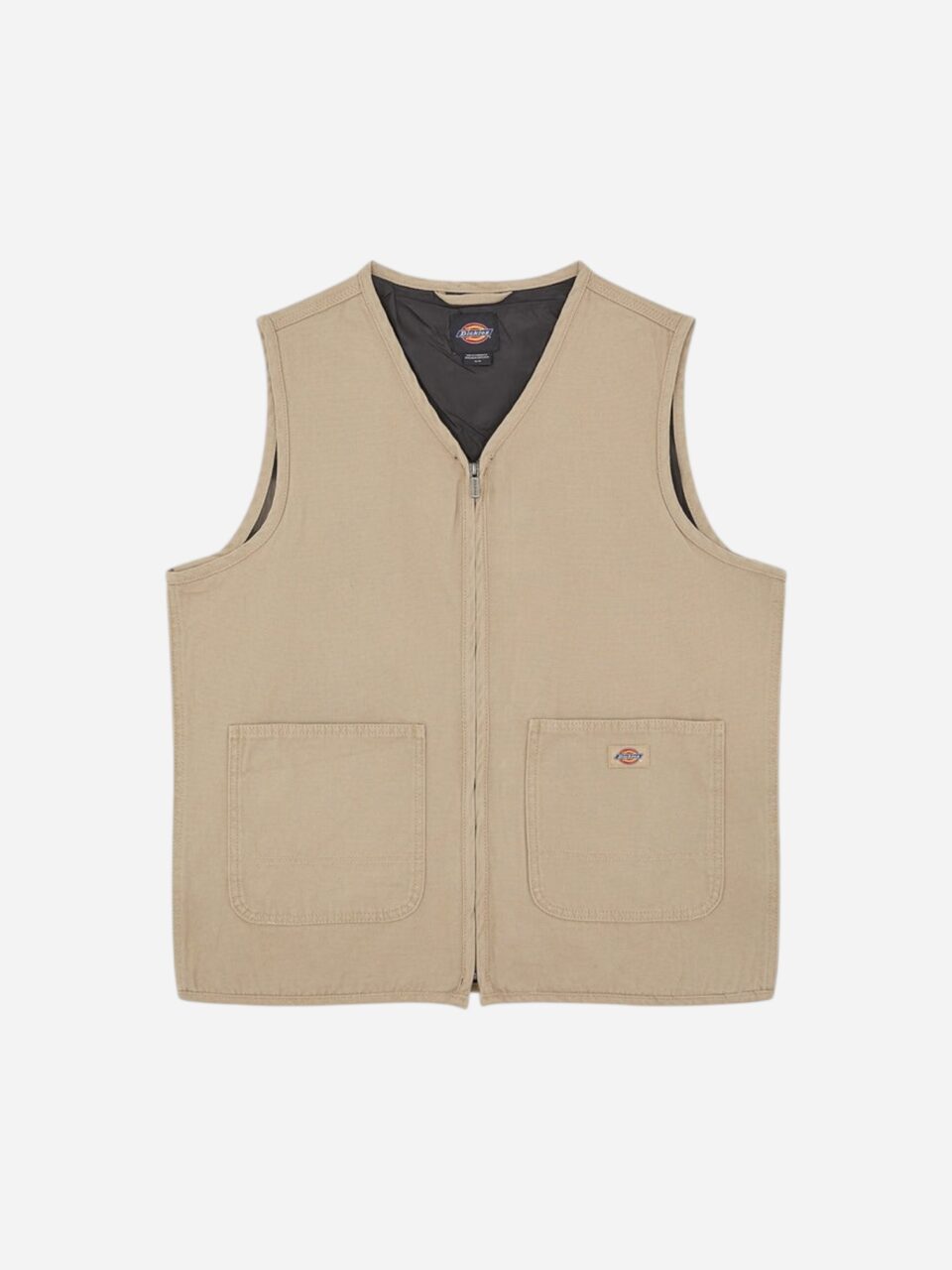 Dickies Canvas Summer Vest Desert Sand