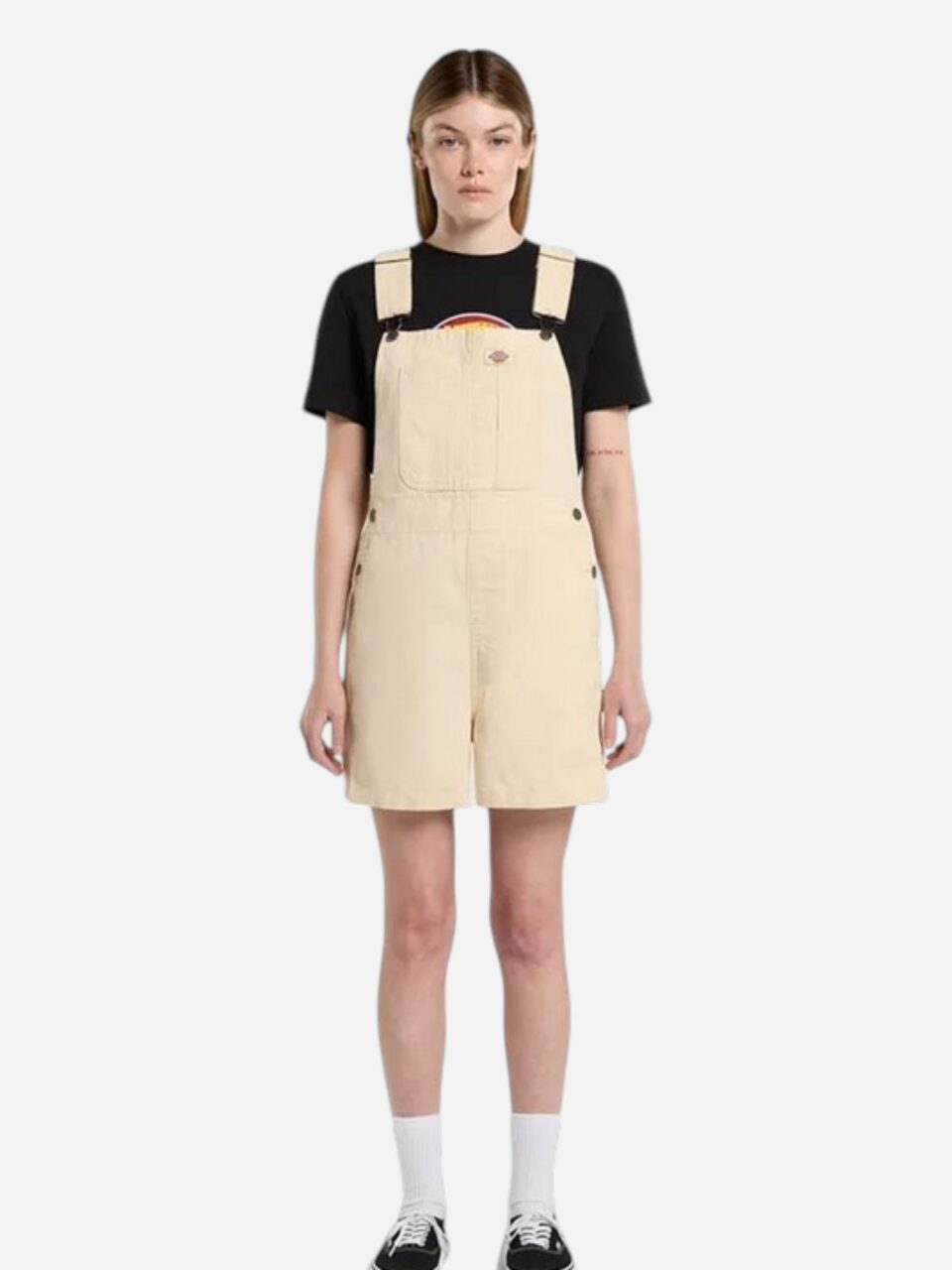Dickies Lightweight Canvas Short Bib W Wood Ash
