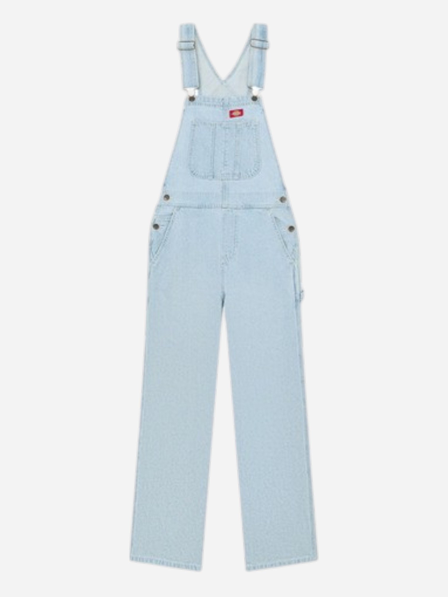 Dickies Loose Denim Bib W Fog Blue1 (1)