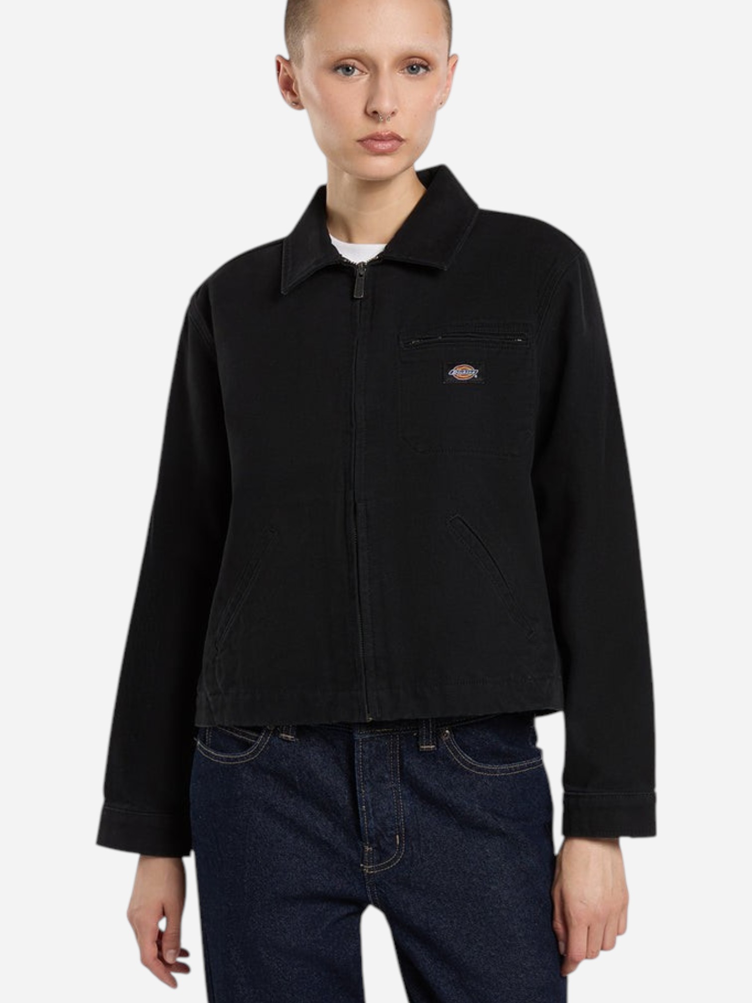 Dickies Unlined Canvas Painter Jacket W Black1 (1)