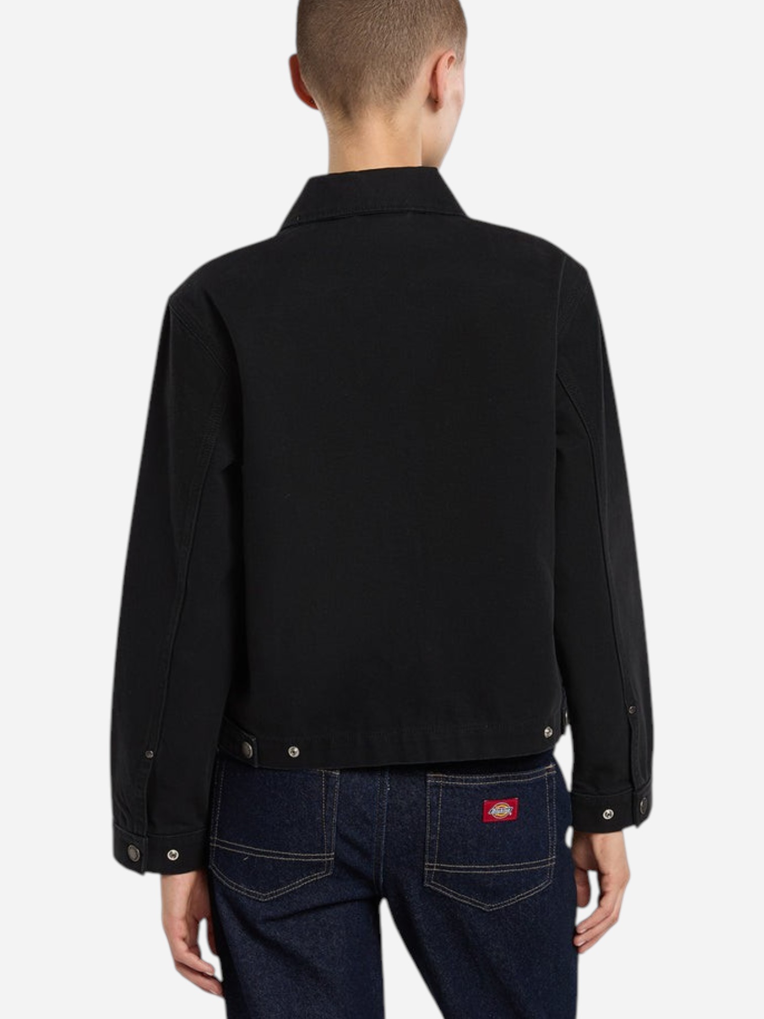 Dickies Unlined Canvas Painter Jacket W Black1 (2)
