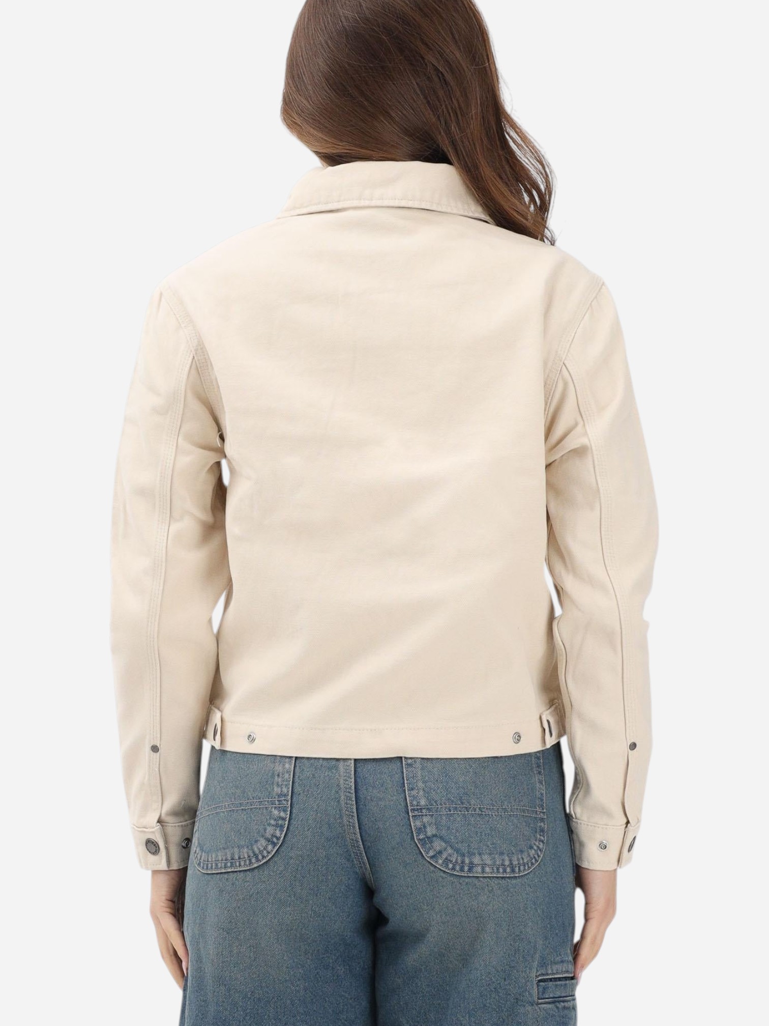 Dickies Unlined Canvas Painter Jacket W Wood Ash (1)
