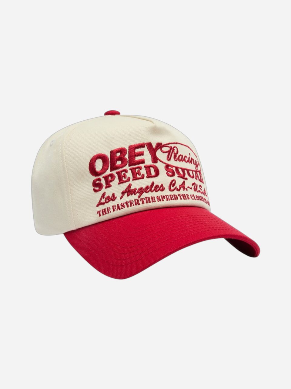 Obey Speed Squad 5 Panel SB True Red Multi