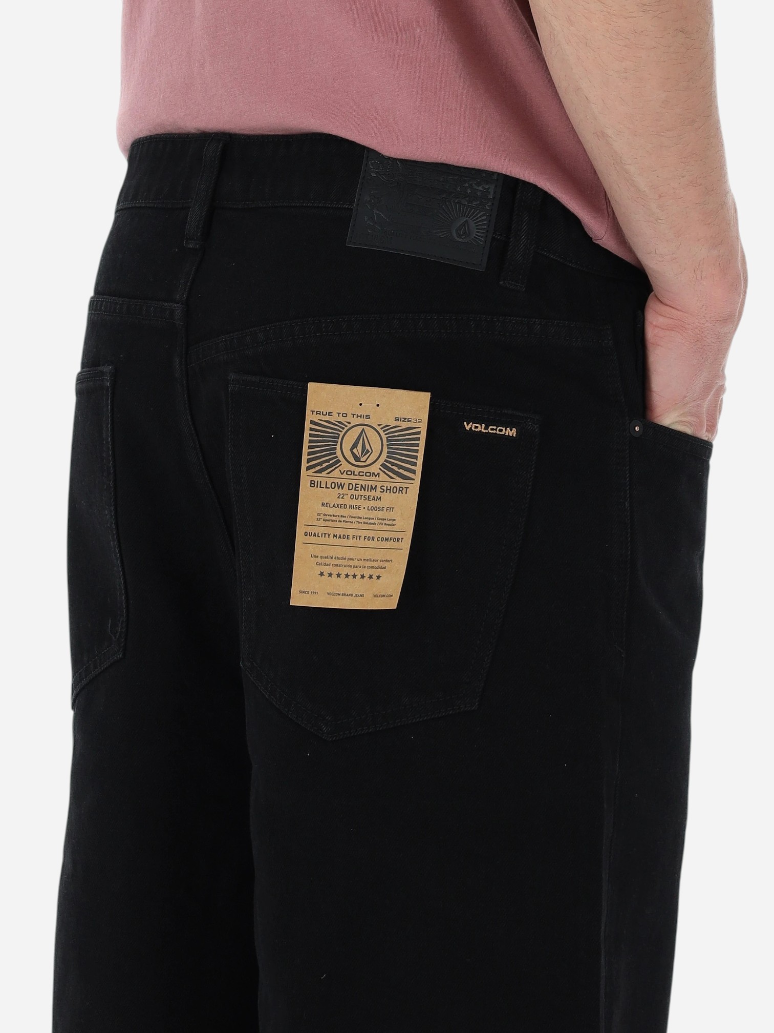 Volcom Billow Denim Short 22 Black1 (2)