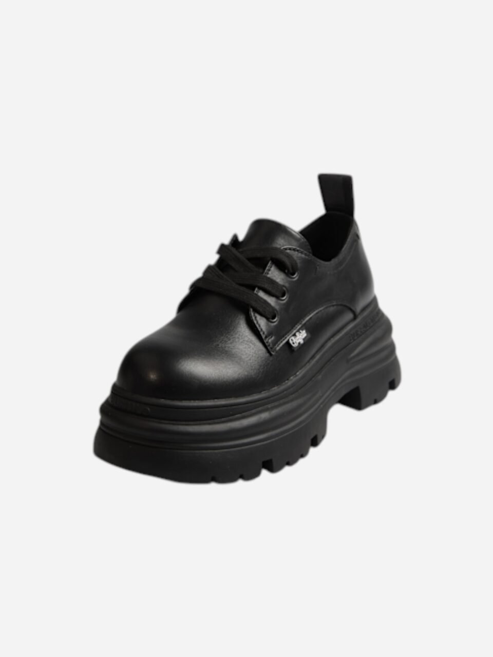 Buffalo Dione Laceup Lo Vegan Nappa Black