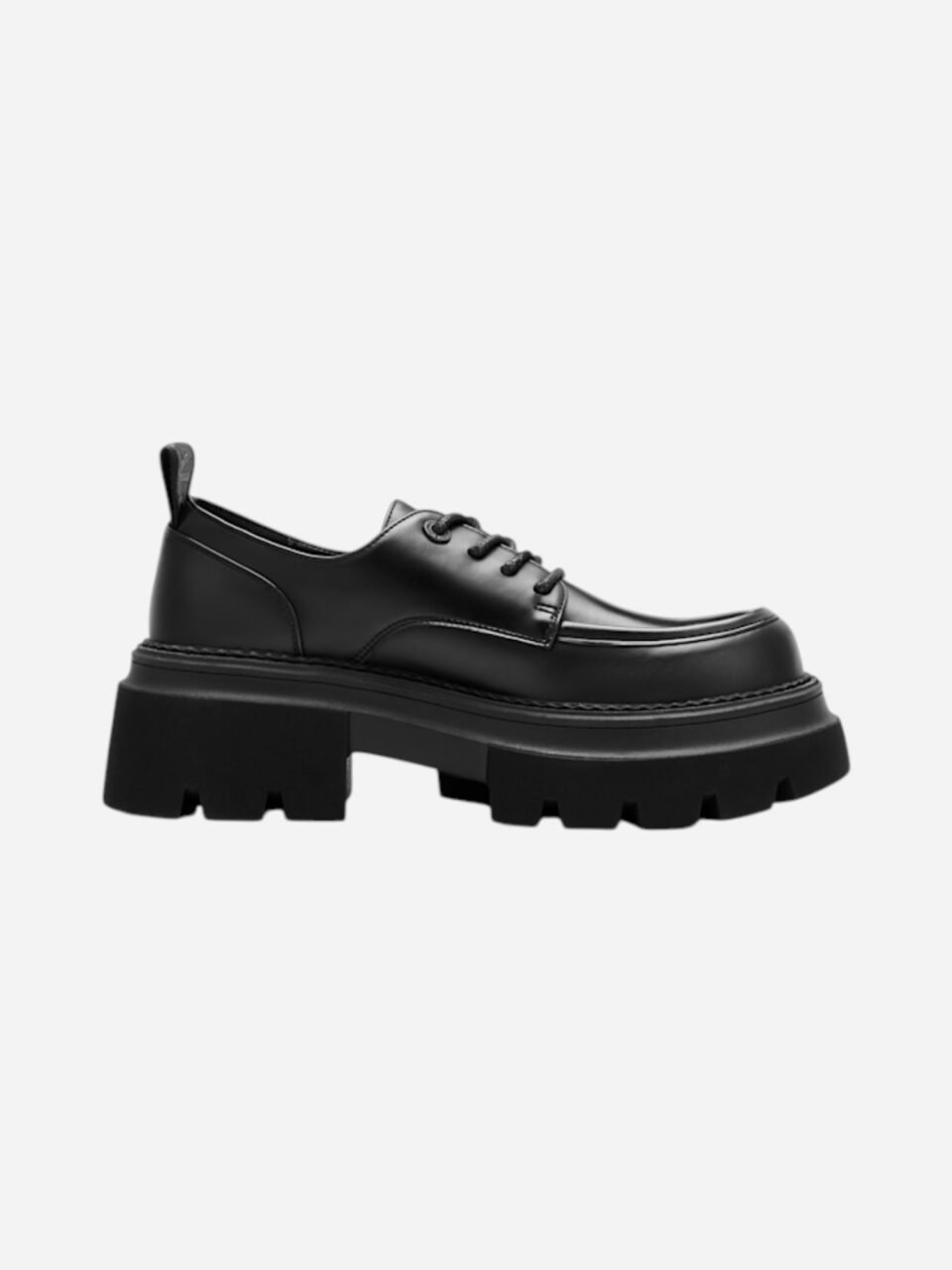 Buffalo Mave Lace Up Lo Vegan Nappa Black