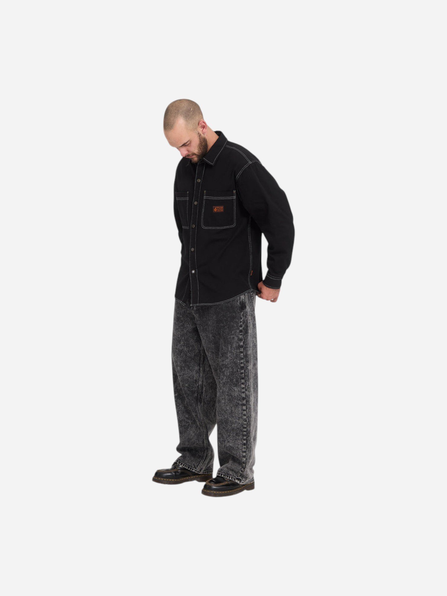 Volcom Chillow Denim Light Acid Black - immagine 2
