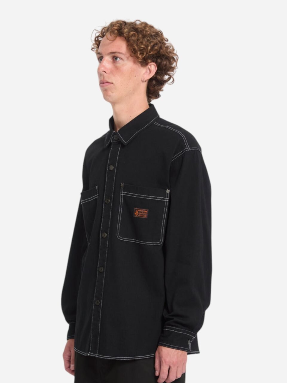 Volcom Levelstone LS Black White - immagine 2